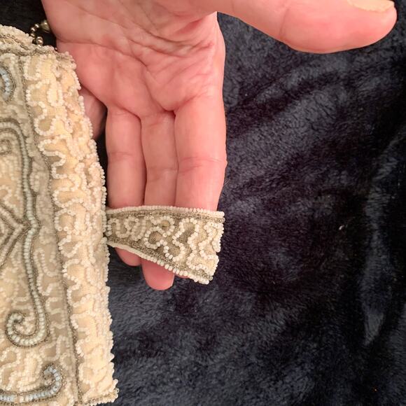 VINTAGE 40’s BEADED BELT BAG From Belgium - Picture 6 of 10